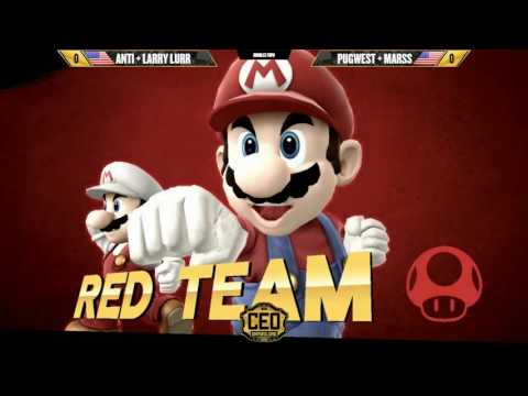 CEO2016 - dT | Anti + Larry Lurr vs. Pugwest +  Marss - WiiU Doubles Top8