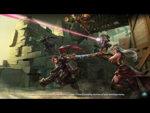 Paladins Onslaught training warmup (Skye)