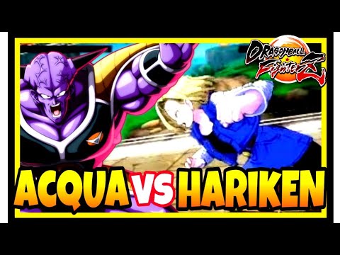 DBFZ Acqua ( Ginyu Teen Gohan Yamcha ) vs Hariken ( Krillin 18 Goku Blue ) DRAGON BALL FIGHTERZ S3