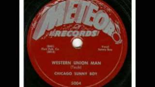 Chicago Sunny Boy AKA Joe Hill Louis - Western Union Man - Meteor 5004 1953