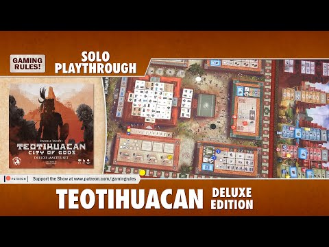 Teotihuacan Deluxe Edition - Solo Playthrough