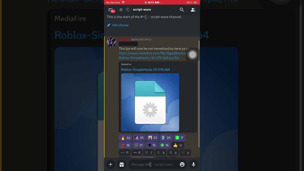 Roblox IOS Script Ware Executor Update