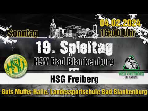 MDOL 19. Spieltag HSV Bad Blankenburg - HSG Freiberg