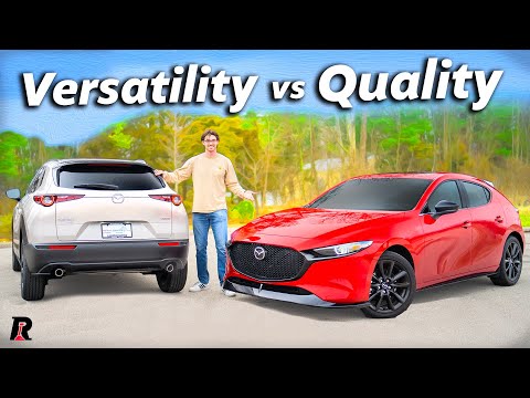 2024 Mazda3 vs Mazda CX-30 / Open and Shut?