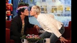 Bruno Mars loves ellen on Ellen show