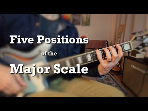 What are the five positions of the major scale?