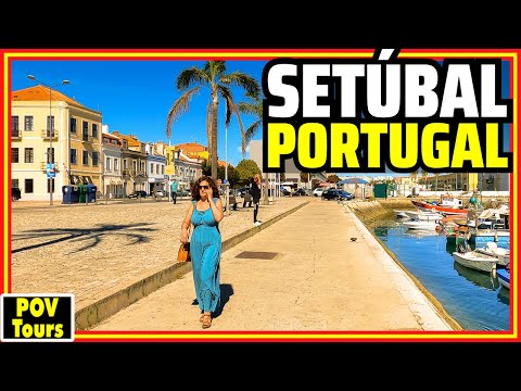 Setúbal, Portugal 😊Walking Tour of a Historical Coastal City South of Lisbon! [4K]