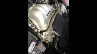 2014 TOYOTA RAV4 -  Rattle noise during cold start - second video