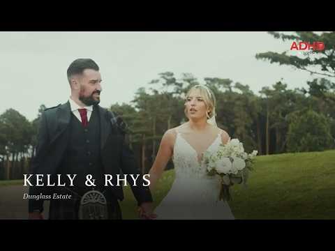 Kelly & Rhys wedding film, Dunglass Estate