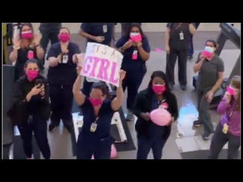 It’s a girl! TIRR employees surprise pregnant co-worker with sweet gender reveal