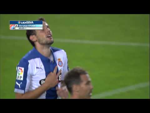 Goal of Stuani (1-2) RCD Espanyol - Sevilla FC - HD