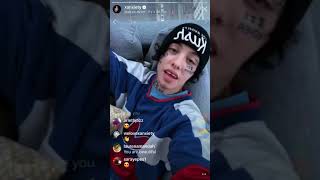 LIL XAN CRIES BECAUSE OF HIS BREAKUP W/ NOAH CYRUS