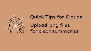 Quick tips for Claude: Long context file uploads