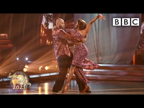 Ugo Monye and Oti Mabuse Rumba to Leave The Door Open by Bruno Mars ✨ BBC Strictly 2021