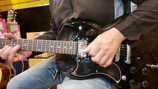 Video thumbnail for Jay Turser SG Guitar JT-50 Test P2 Lazer Music Store by Jmorrero