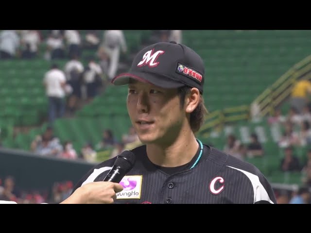 マリーンズ・鈴木選手ヒーローインタビュー 2017/9/26 H-M