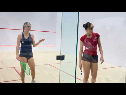 Sarah Aki v Spring Ma--2023 Jesters B.C. Junior Open Squash Championship