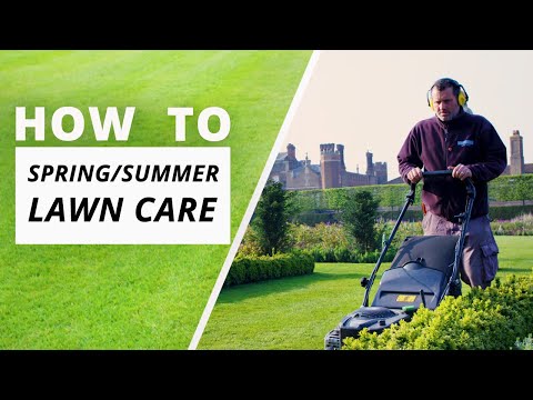 How to care for your grass - Spring/Summer lawn care | Hampton Court Palace Gardens Video