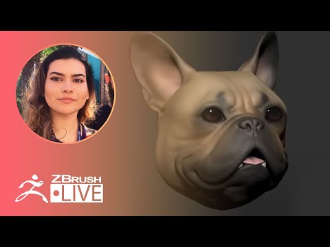 Create a Pug #withme ! - Sculpting, VR & Positivity - Ana Carolina Pereira - ZBrush 2021.5