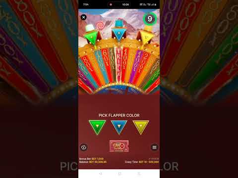 I get 400k in crazy time casino