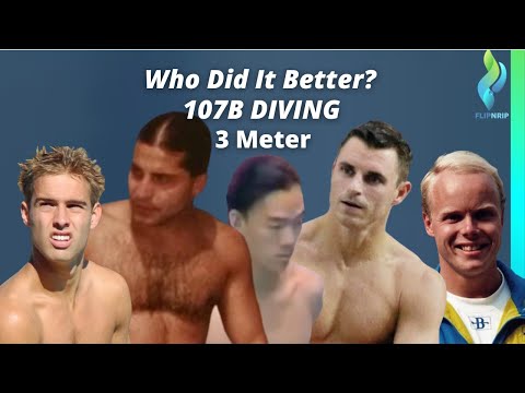107B Dive Mens 3 meter diving USA Diving, Sweden, China