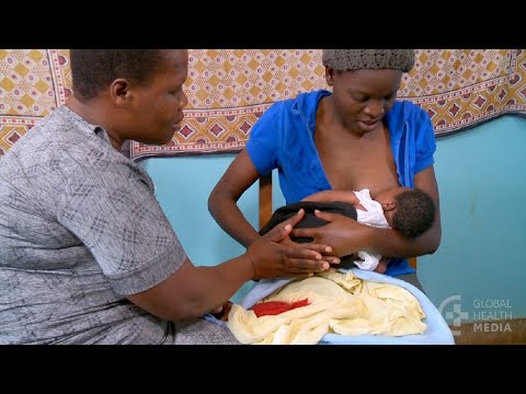 Helping a Breastfeeding Mother - Video - Global Health Media Project