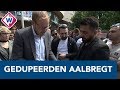 Gedupeerde gesloten rijschool Aalbregt protesteren en willen compensatie - OMROEP WEST