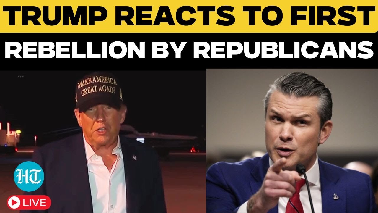 LIVE | Trump Reacts To 3 Republicans Voting Against Pete Hegseth As Defense Secretary | US News