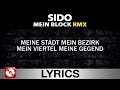 SIDO - MEIN BLOCK RMX - AGGROTV LYRICS ...