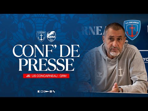 J5 I Conférence de Presse : US Concarneau x Quevilly Rouen Métropole