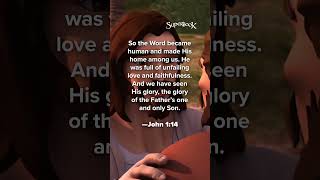 Jesus Came To The World, Became Human, And Showed Us How Loving And Faithful He Is. #Bibleverse