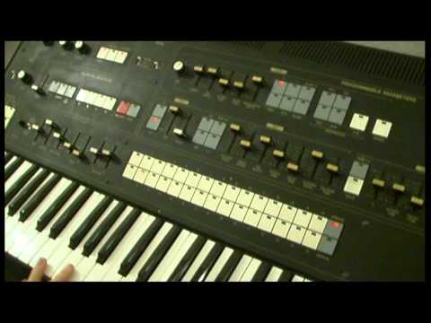 Yamaha CS70M demo - vintage synth