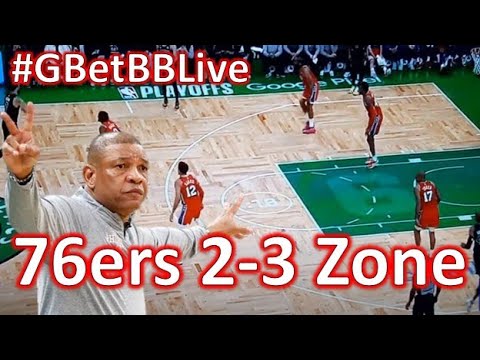 #GBetBBLive: 76ers 2-3 Match-up Zone