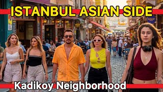Turkiye🇹🇷Istanbul Asian Side 2026, Kadikoy Lively Neighborhood,Bars,Fa