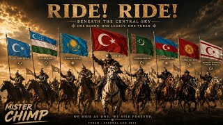 RIDE! RIDE! — Beneath the Central Sky | Epic Turkish Steppe Anthem | Mister Chimp