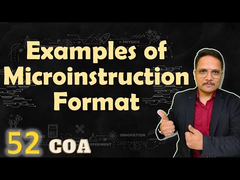 1 Examples based on Microinstruction in Computer Organization Architecture
