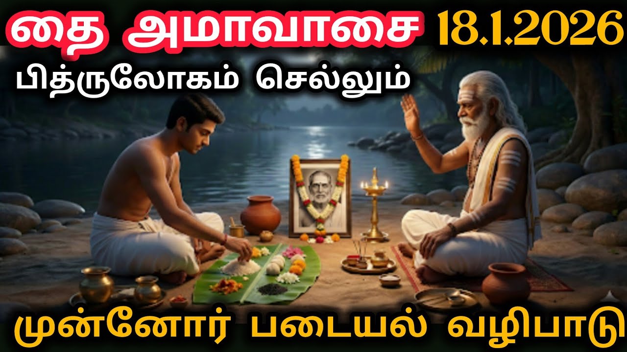 தை அமாவாசை 2026 - விரத முறை, வழிபாட்டு முறை, தர்ப்பண நேரம?