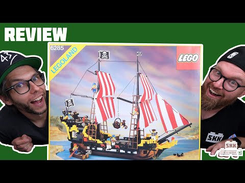 The big dream of many kids in the late 80s: LEGO® 6285 Black Seas Barracuda from 1989 [Review]