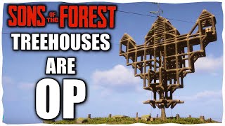 How I Built A GIANT Treehouse In Sons Of The Forest