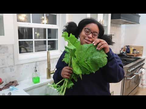See How I Cut, Wash and Freeze My Turnip & Mustard Greens