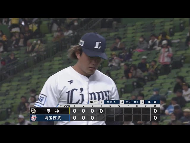 【4回表】開幕投手の貫禄!! ライオンズ・今井達也 オープン戦初登板を4回無失点スタート!! 2025年3月12日 埼玉西武ライオンズ 対 阪神タイガース
