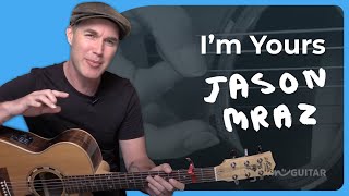 I'm Yours - Jason Mraz - Acoustic Guitar Lesson (SB-222) How to play on guitar