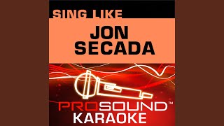 Solo Tu Imagen (Karaoke Instrumental Track) (In the Style of Jon Secada)