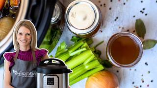 SUPER Easy Instant Pot Vegetable Broth - Huge Money Saver!