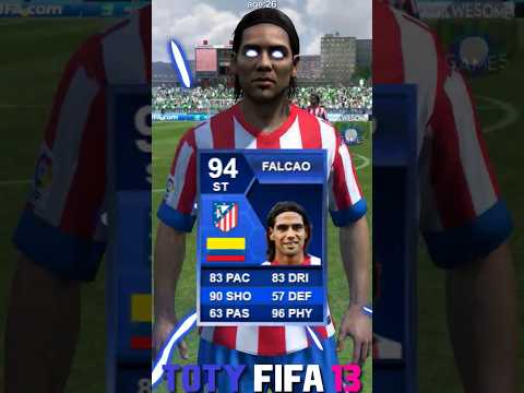 TEAM OF THE YEAR IN FIFA 13! (TOTY) #shorts #toty #fifa #fc24 #eafc24