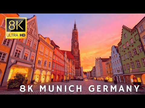 Munich, Bavaria, Germany in 8K UHD Video