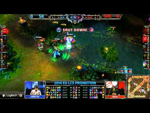 Mimer - almost pentakill - LCS EU promotion (SK vs SHC)