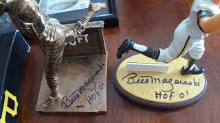 Amazing Bill Mazeroski Autograph Purchase 6 Signed Lot Beer Stein Statue Figurine Plate Photo Statue