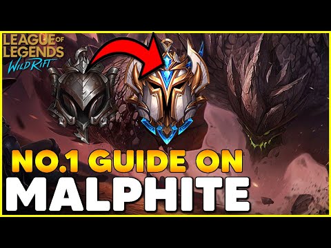 Malphite Wild Rift In-depth Guide | Tips and Tricks | Tutorial | Skill, Combos, Item Builds