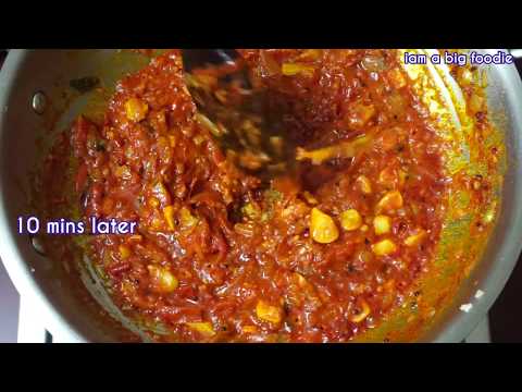 super easy onion chutney side dish for idly dosa and Rice